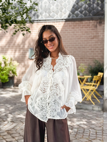 Blouse Ariella - Crème