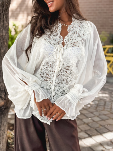 Blouse Ariella - Crème
