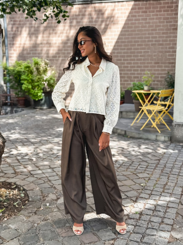 Pantalon Elaia - Chocolat Pantalon Elaia - Chocolat