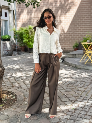 Pantalon Elaia - Chocolat Pantalon Elaia - Chocolat