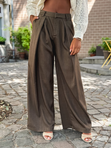 Pantalon Elaia - Chocolat
