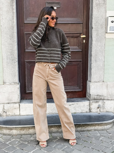 Jeans Héléna - Beige foncé