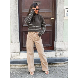 Jeans Héléna - Beige foncé