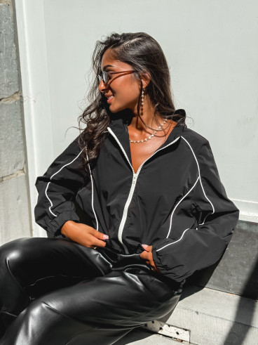 Veste courte Elina - Noir