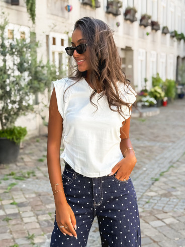 Blouse Zélina - Blanc Blouse Zélina - Blanc