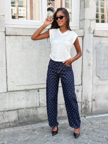 Blouse Zélina - Blanc Blouse Zélina - Blanc