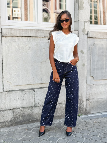 Blouse Zélina - Blanc Blouse Zélina - Blanc
