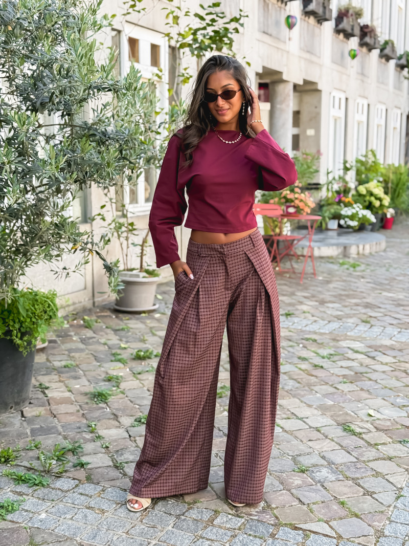 Blouse Aliona - Bordeaux
