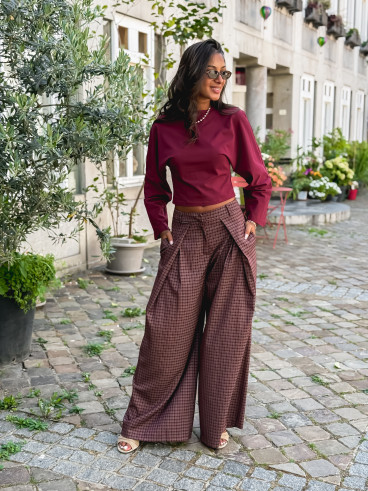 Blouse Aliona - Bordeaux