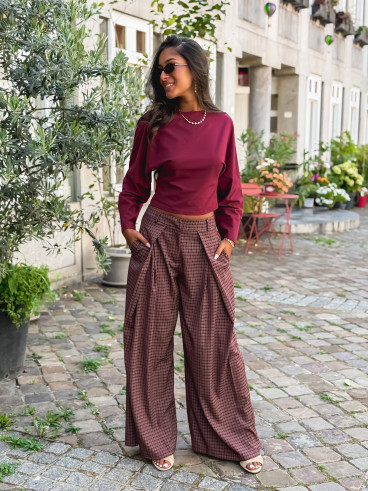 Blouse Aliona - Bordeaux