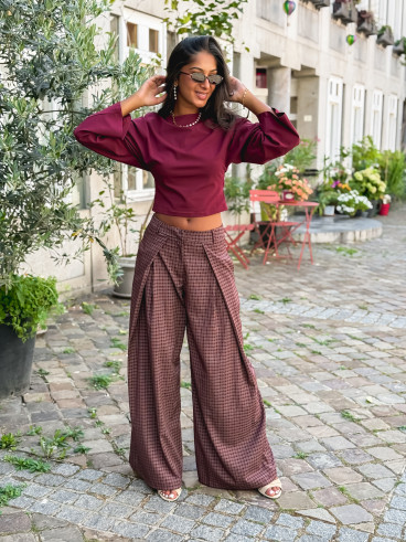 Blouse Aliona - Bordeaux