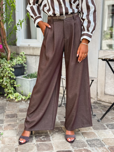 Pantalon Ursuline - Chocolat
