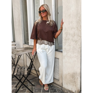 T-shirt Enoliane - Chocolat