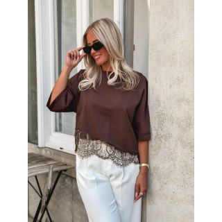 T-shirt Enoliane - Chocolat
