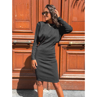 Robe longue Bianca - Noir