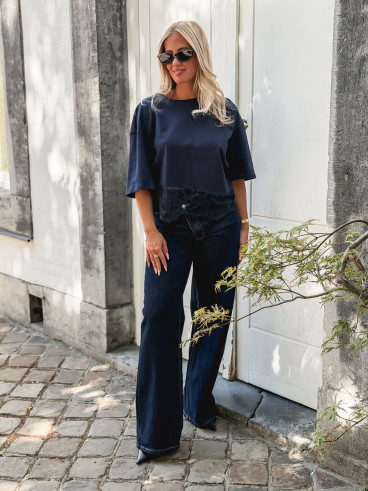 T-shirt Enoliane - Bleu marine