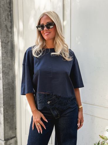 T-shirt Enoliane - Bleu marine
