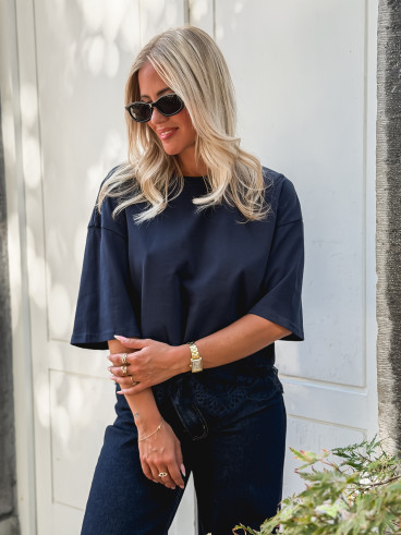 T-shirt Enoliane - Bleu marine