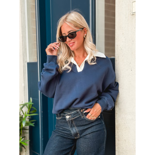 Pull Capucine - Bleu marine