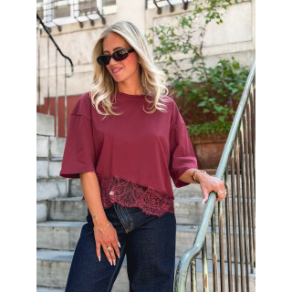 T-shirt Enoliane - Bordeaux