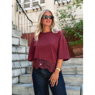 T-shirt Enoliane - Bordeaux