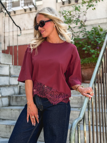 T-shirt Enoliane - Bordeaux
