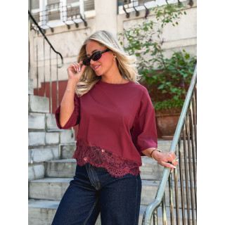 T-shirt Enoliane - Bordeaux