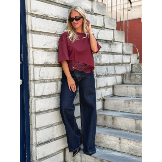 T-shirt Enoliane - Bordeaux