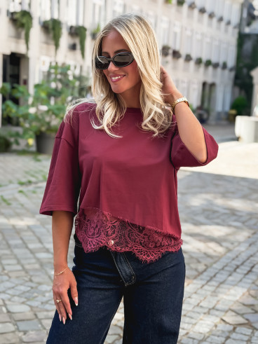 T-shirt Enoliane - Bordeaux