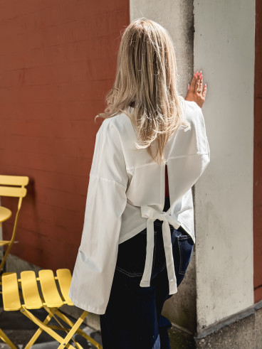 Blouse Maggy - Blanc