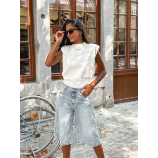 Bermuda en jeans Melbourne - Bleu