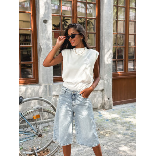 Bermuda en jeans Melbourne - Bleu