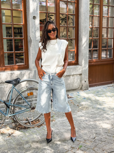 Bermuda en jeans Melbourne - Bleu Bermuda en jeans Melbourne - Bleu