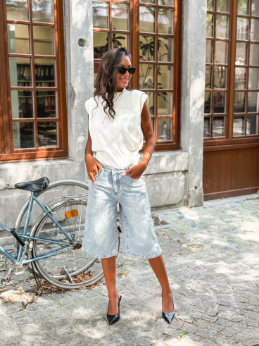 Bermuda en jeans Melbourne - Bleu Bermuda en jeans Melbourne - Bleu