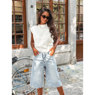 Bermuda en jeans Melbourne - Bleu