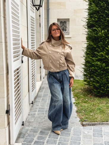 Veste courte Sophie - Beige