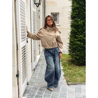 Veste courte Sophie - Beige