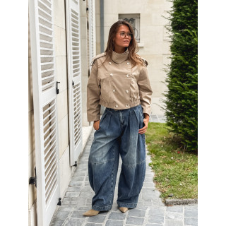 Veste courte Sophie - Beige