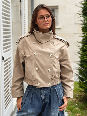 Veste courte Sophie - Beige Veste courte Sophie - Beige