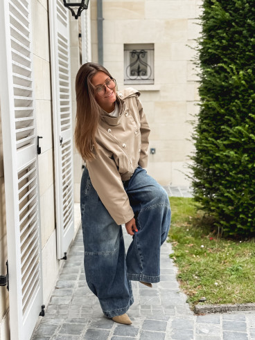 Veste courte Sophie - Beige Veste courte Sophie - Beige