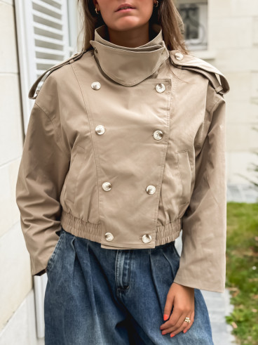 Veste courte Sophie - Beige Veste courte Sophie - Beige