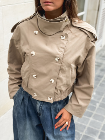 Veste courte Sophie - Beige Veste courte Sophie - Beige