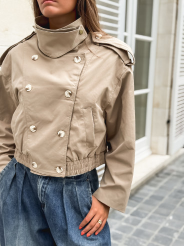 Veste courte Sophie - Beige Veste courte Sophie - Beige