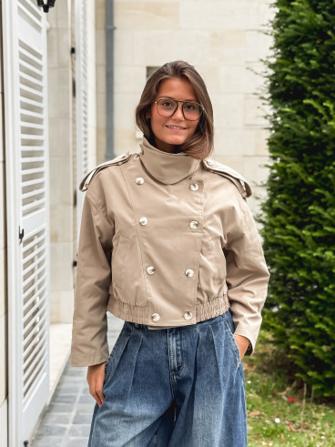 Veste courte Sophie - Beige Veste courte Sophie - Beige