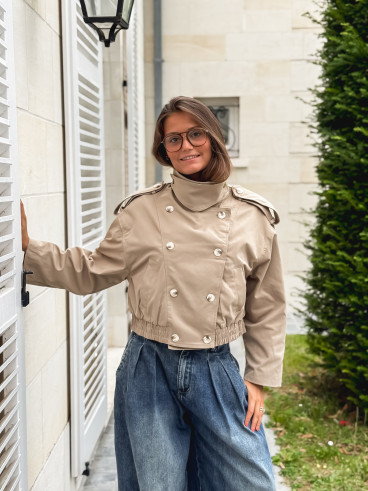 Veste courte Sophie - Beige Veste courte Sophie - Beige