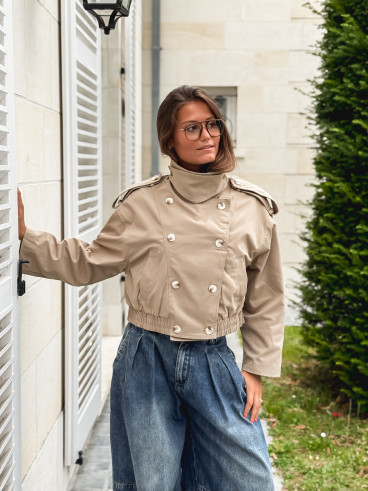 Veste courte Sophie - Beige Veste courte Sophie - Beige