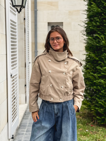 Veste courte Sophie - Beige Veste courte Sophie - Beige