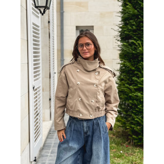 Veste courte Sophie - Beige