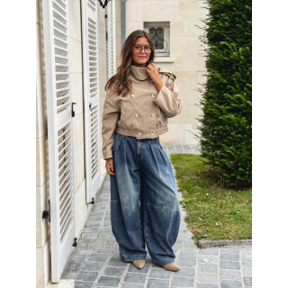 Veste courte Sophie - Beige