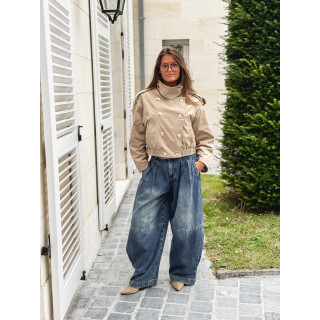 Veste courte Sophie - Beige